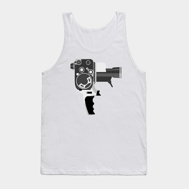 Retro Handle Camera Tank Top by AngoldArts